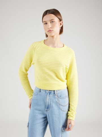 Pullover di QS in giallo: frontale