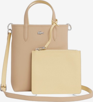 LACOSTE "Чанта тип ""Shopper""" 'Anna' в бежово: отпред
