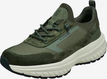 Baskets basses SALAMANDER en vert : devant