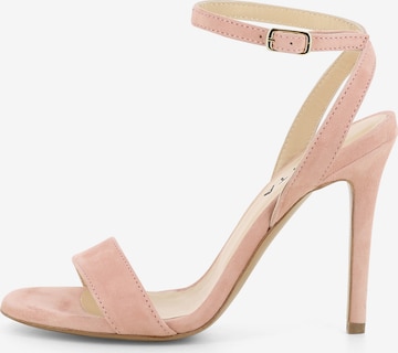 Sandales à lanières 'EVA' EVITA en rose : devant