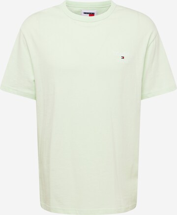 T-Shirt Tommy Jeans en vert : devant