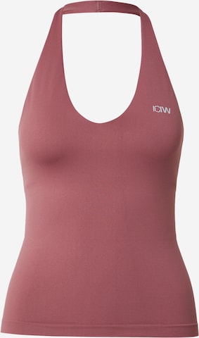 raudona ICANIWILL Sportiniai marškinėliai be rankovių 'Define': priekis