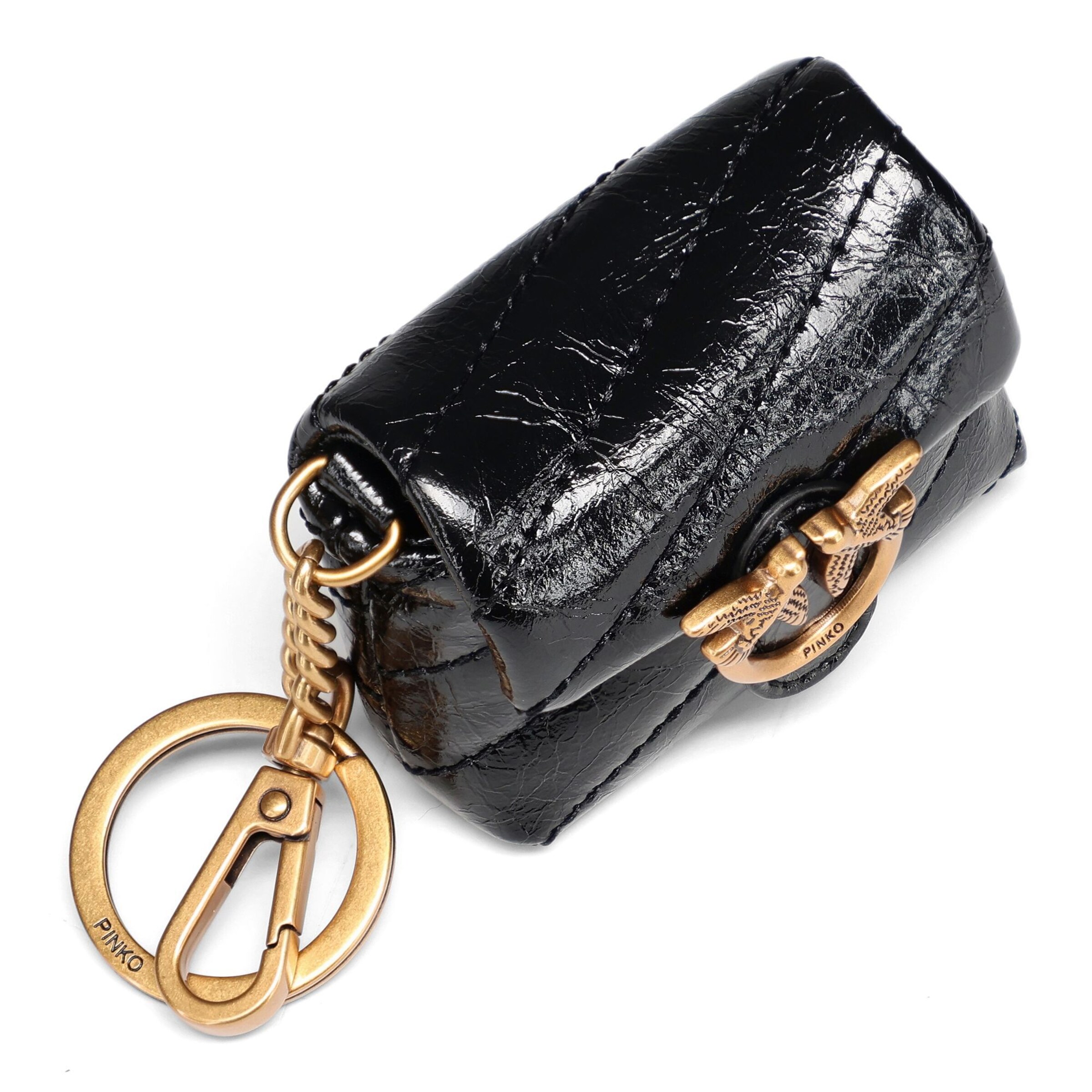 PINKO Case 'Airpods Love' in Schwarz