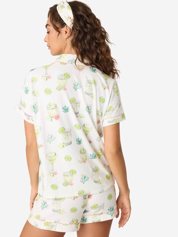 PJ Salvage Pyjama 'Limes & Sunshine' in Wit