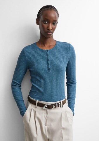 COMMA Shirt in Blau