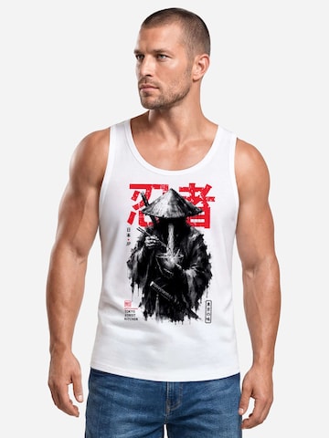Neverless Shirt 'Rōnin' in White: front