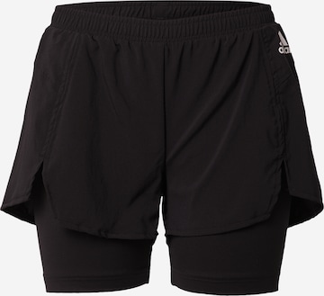 Regular Pantalon de sport 'Primeblue Designed To Move 2-In-1' ADIDAS SPORTSWEAR en noir : devant