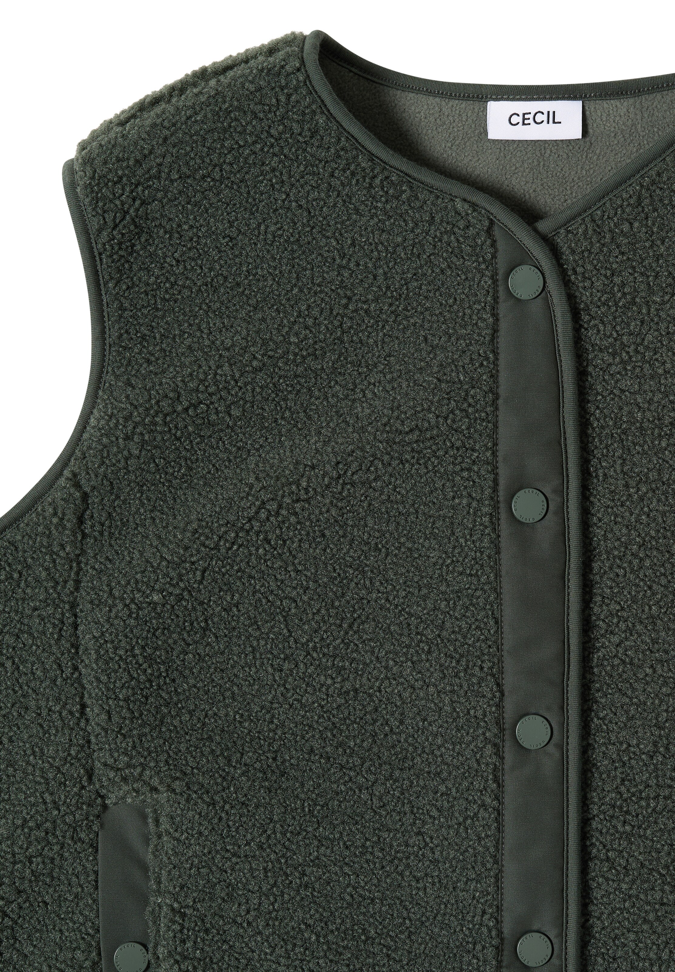 CECIL Vest in Green