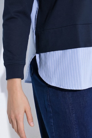 Ulla Popken Sweat jacket in Blue