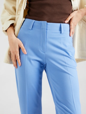 Regular Pantalon à plis GERRY WEBER en bleu