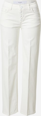 Wide leg Jeans 'Rosengarten' di Goldgarn in bianco: frontale