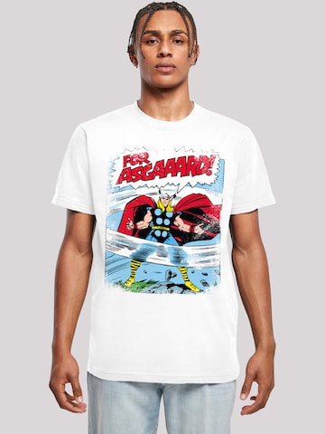 F4NT4STIC Shirt 'Marvel Thor Asgard' in Wit: voorkant