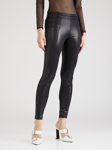 Slimfit Leggings di Karl Lagerfeld in nero: frontale