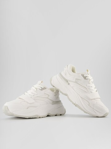 Bershka Platform trainers in White