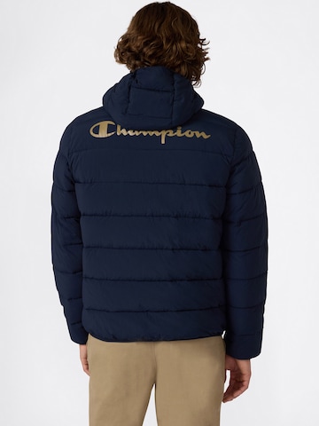 Champion Authentic Athletic Apparel Зимняя куртка в Синий: спереди