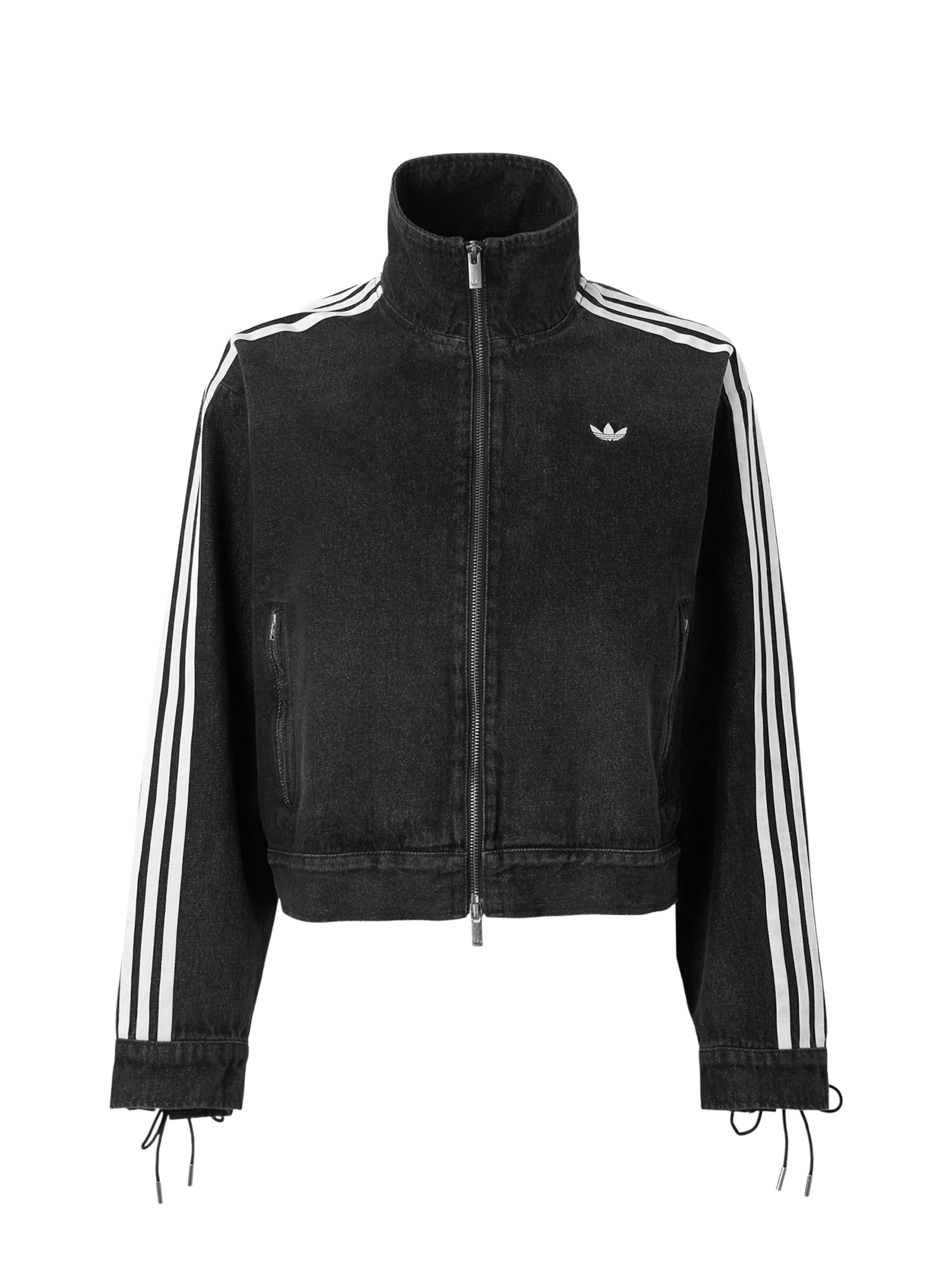 ADIDAS ORIGINALS Демисезонная куртка в Черный: спереди