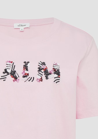 T-shirt s.Oliver en rose