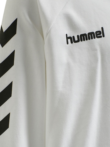 Hummel Athletic Zip-Up Hoodie in White