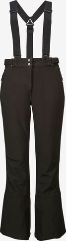 KILLTEC Regular Workout Pants in Black: front