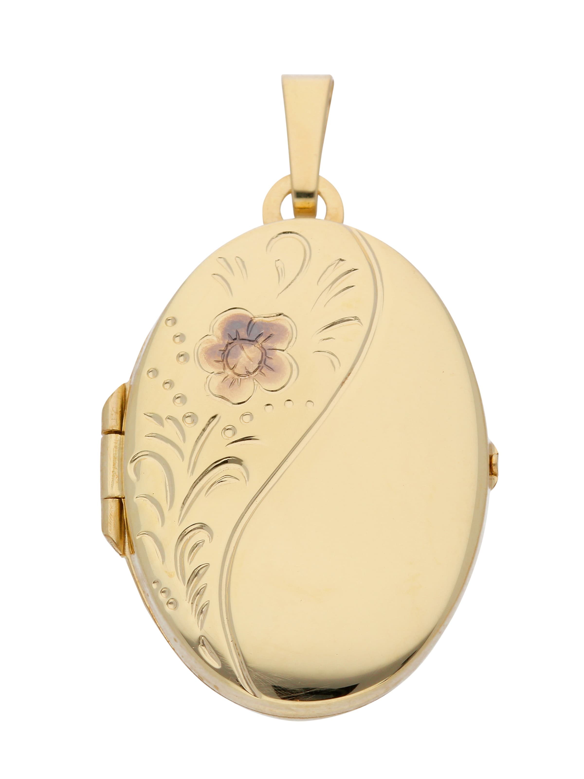 Adelia´s Anhänger 'Medaillon' in Gold: Vorderseite