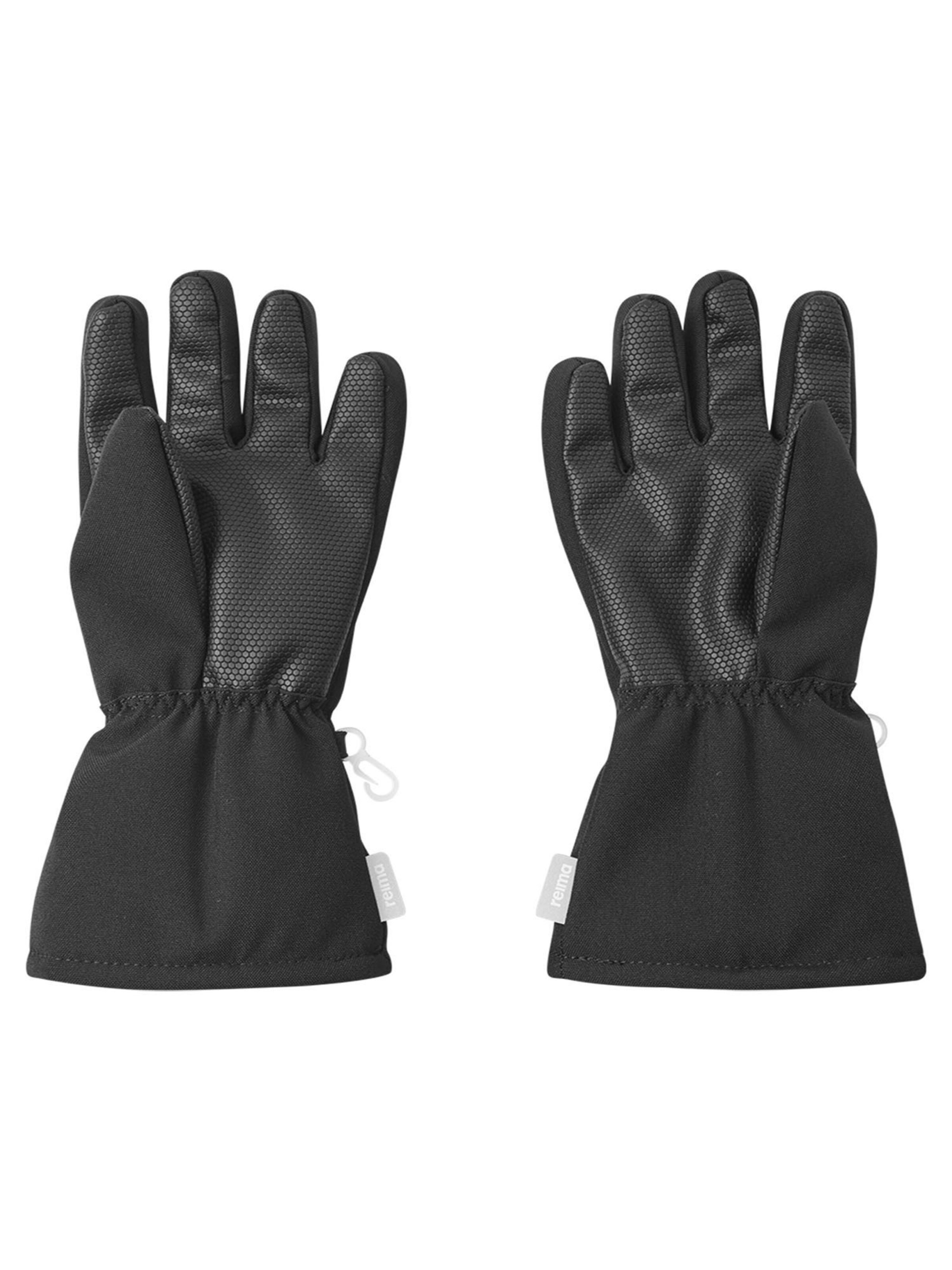 Reima Handschoenen ' Milne ' in Zwart: voorkant