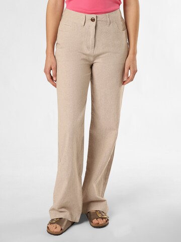 Pantalon Franco Callegari en beige : devant