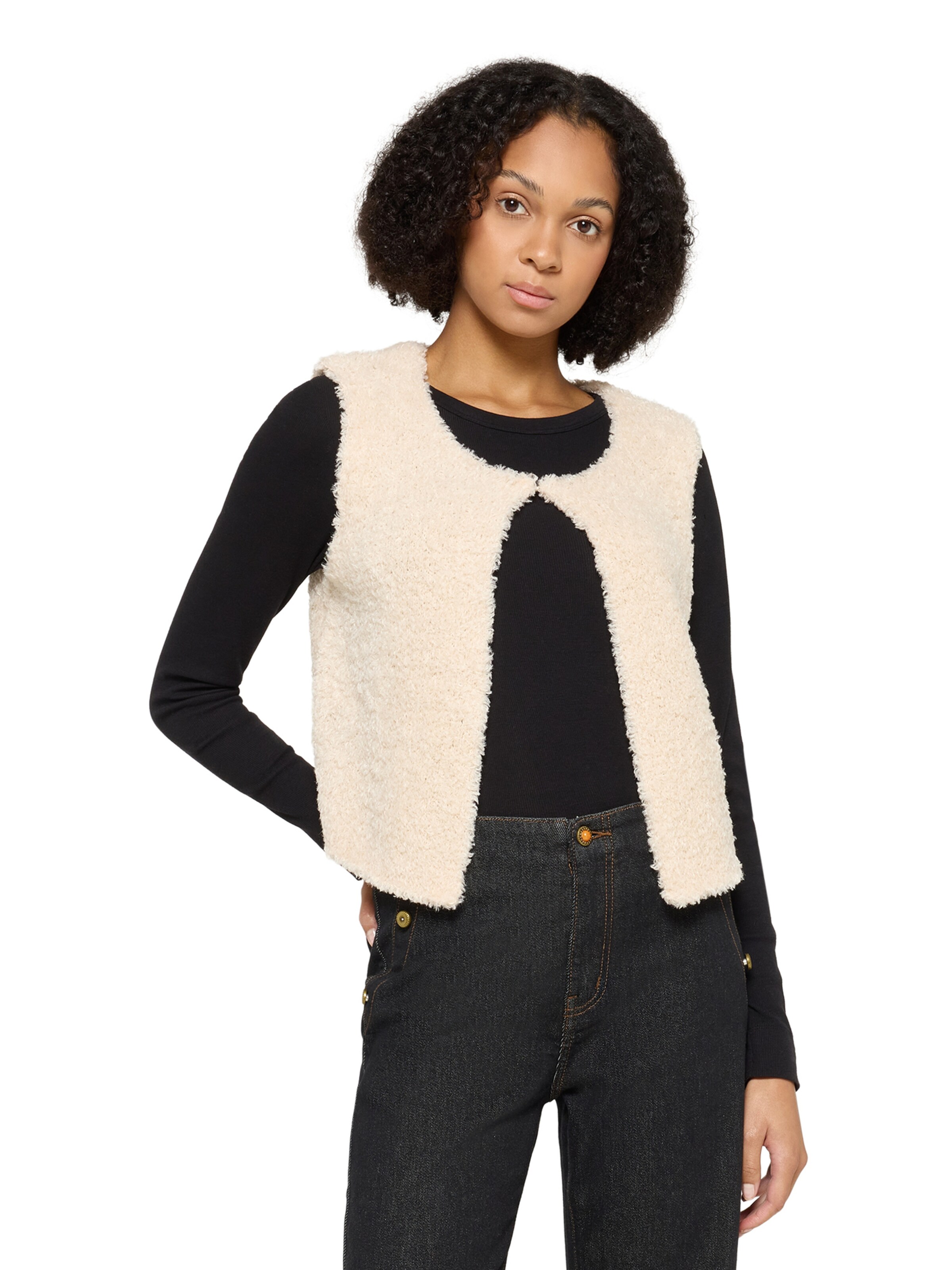 Giacchetta di Cartoon in beige: frontale