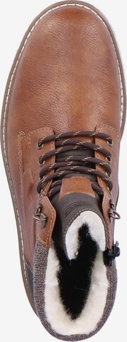 Rieker Lace-Up Boots in Brown