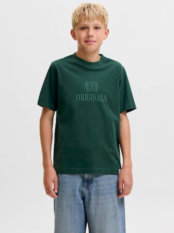 Jack & Jones Junior - Camiseta 'JORFREDERIKSBERG' en verde: frente