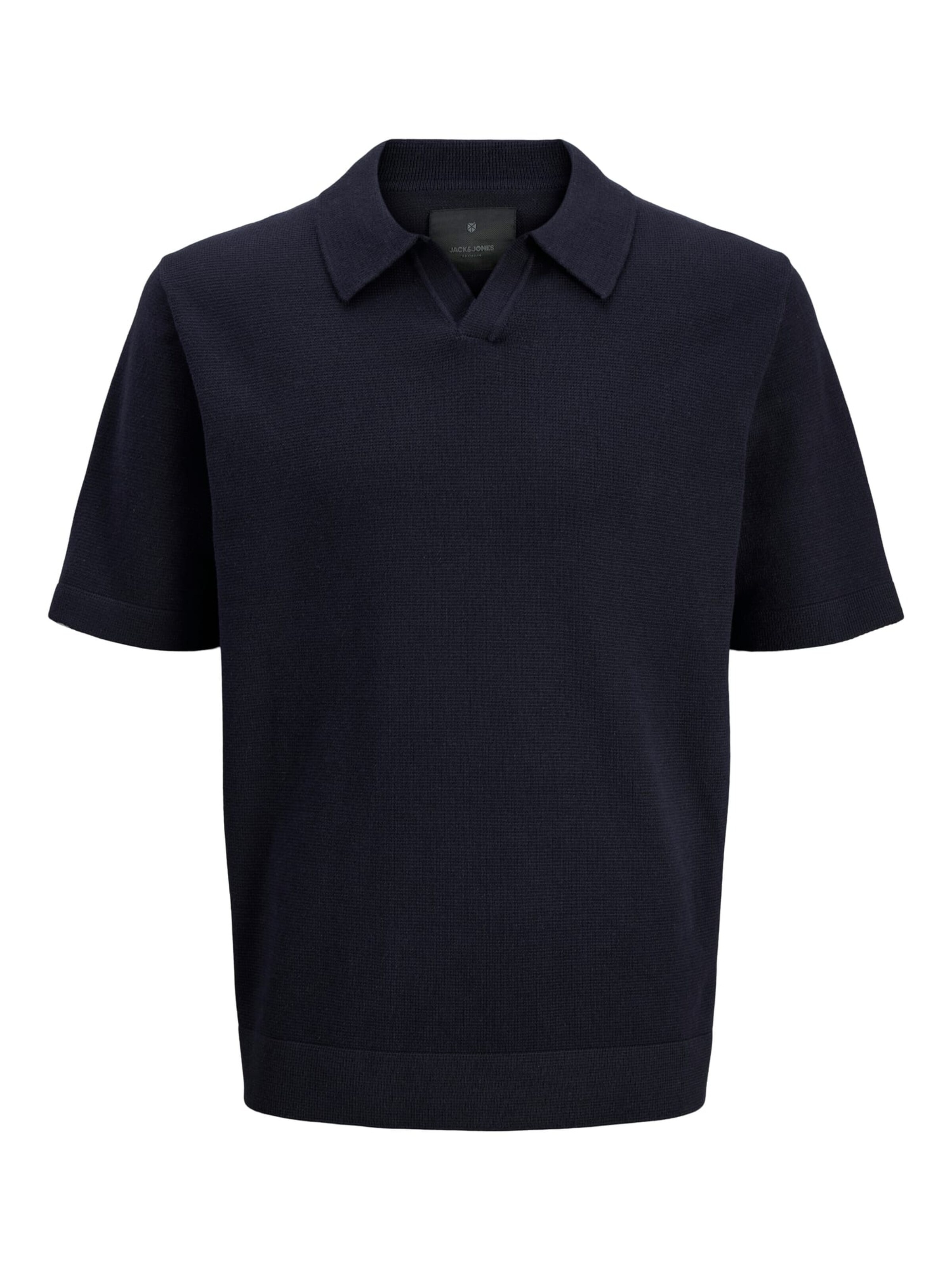 JACK & JONES T-Shirt 'Milano' en L en bleu marine, Vue avec produit