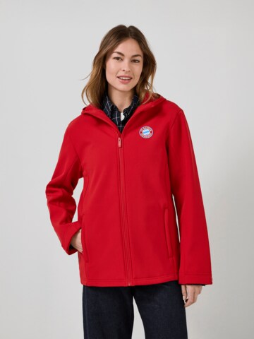 FC BAYERN MÜNCHEN Between-Season Jacket in Red: front