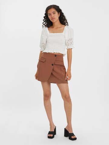 VERO MODA Skirt 'CAIT' in Brown