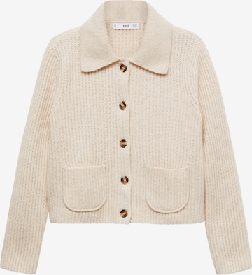 MANGO Cardigan 'MARISAS' i beige: forside