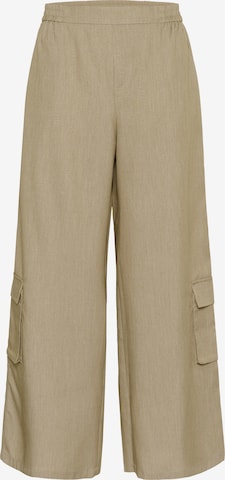 Kaffe Wide Leg Hose 'BPravna' in Beige: Vorderseite