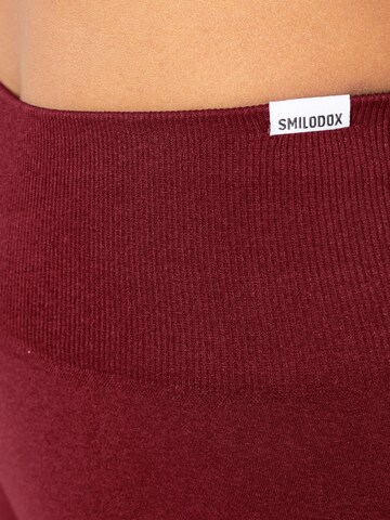 Smilodox Skinny Leggings in Red
