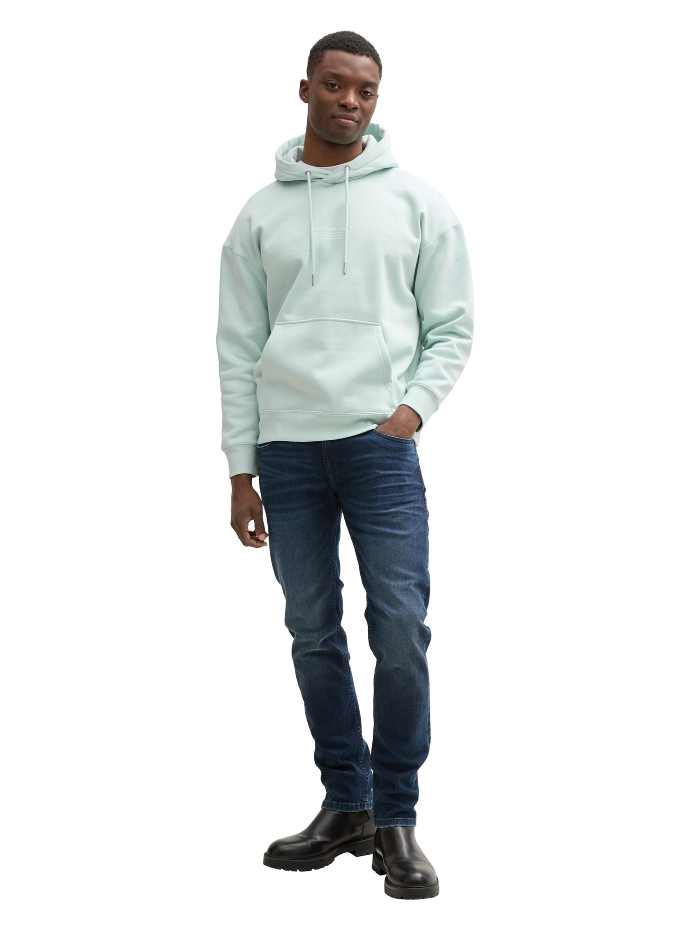 Bluză de molton de la TOM TAILOR DENIM pe verde