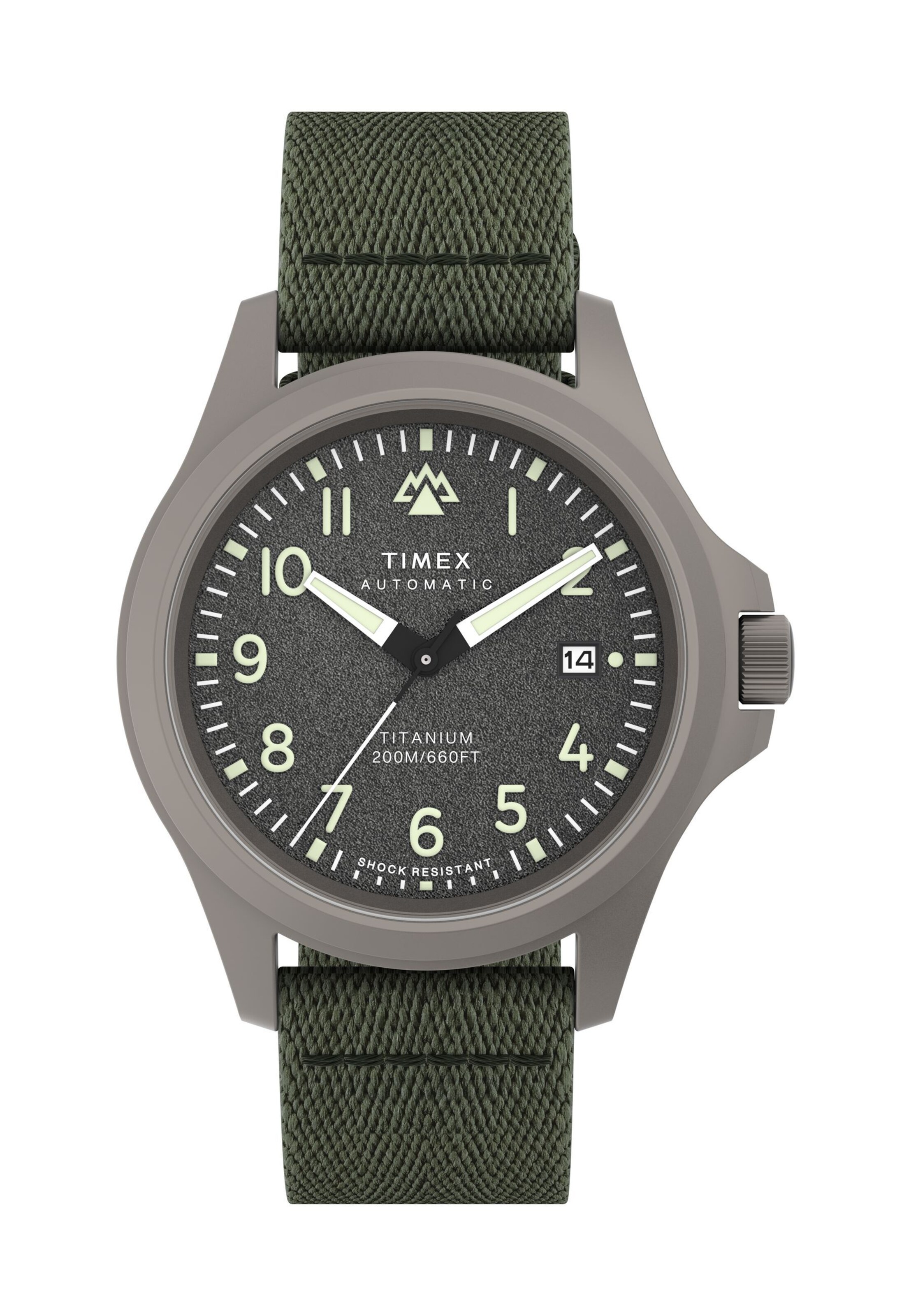 TIMEX Analoog horloge in Grijs: voorkant