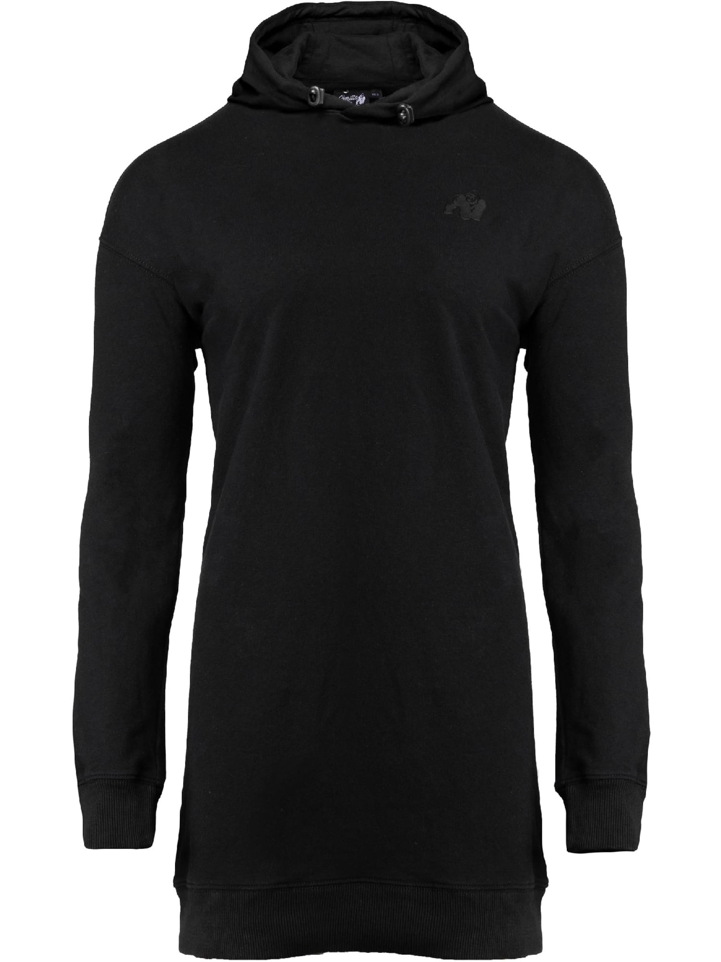 Gorilla Wear Sportief sweatshirt 'Alexandria' in Zwart: voorkant