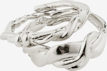Pilgrim Ring 'Sun' in Silver: front