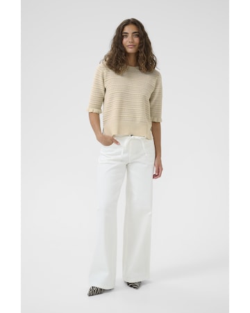 Pull-over CULTURE en beige