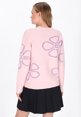 MYMO Trui 'Young Fashion' in Roze