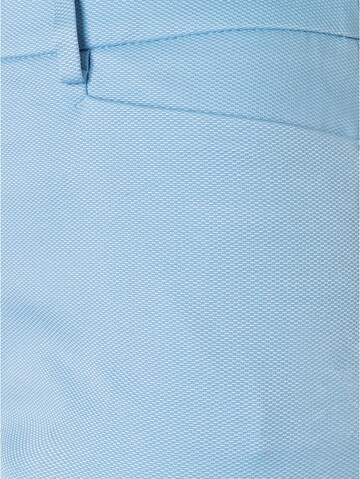 MORE & MORE Regular Trousers with creases in Blue