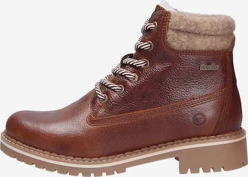 Tamaris Veterboots in Bruin: voorkant