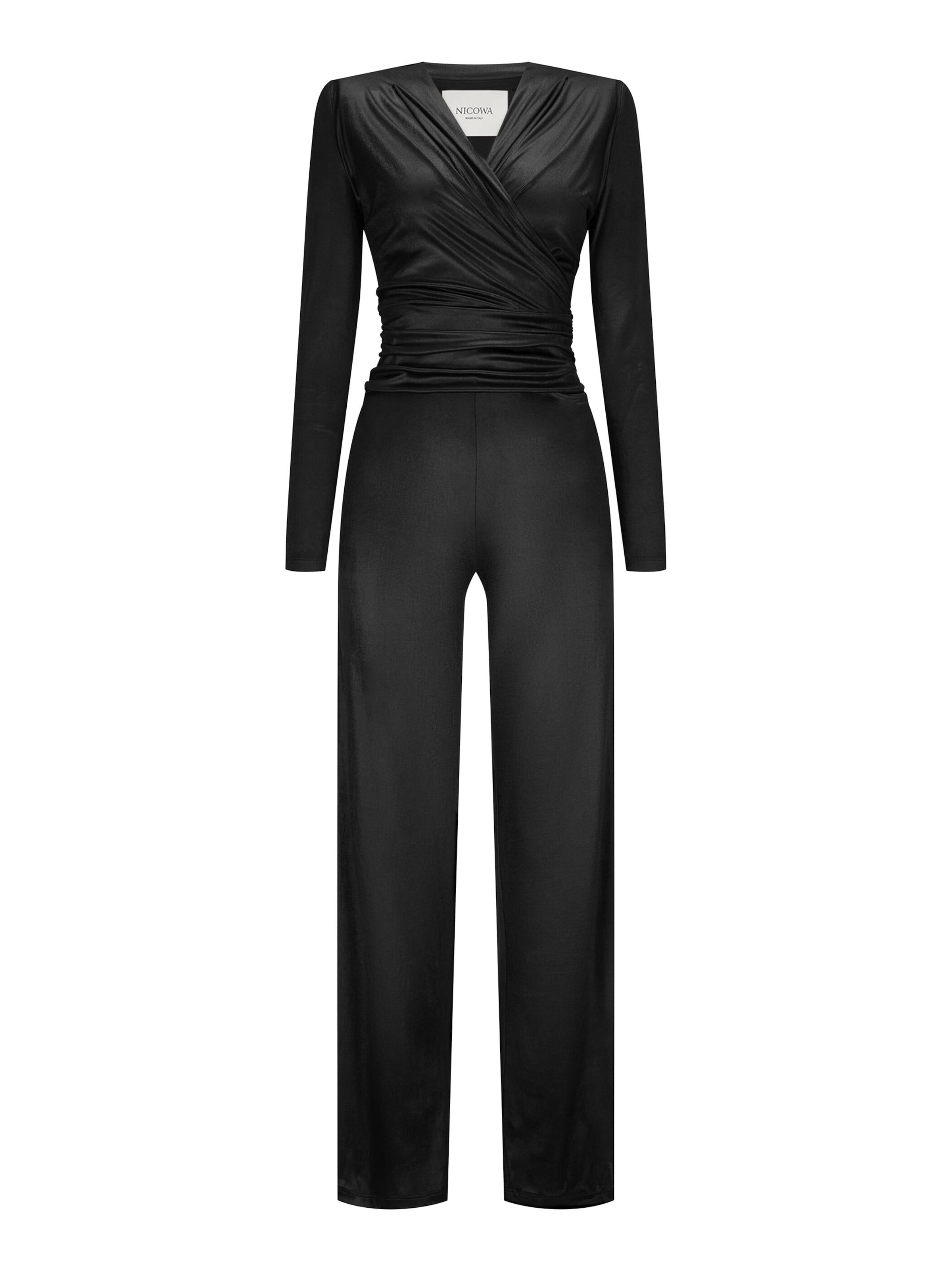 Nicowa Jumpsuit 'AWONIA' in Zwart: voorkant