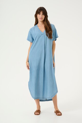 CULTURE Jurk 'Citha Aurelia' in Blauw