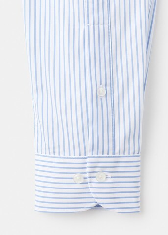 MANGO MAN Slim fit Button Up Shirt 'Pals' in Blue