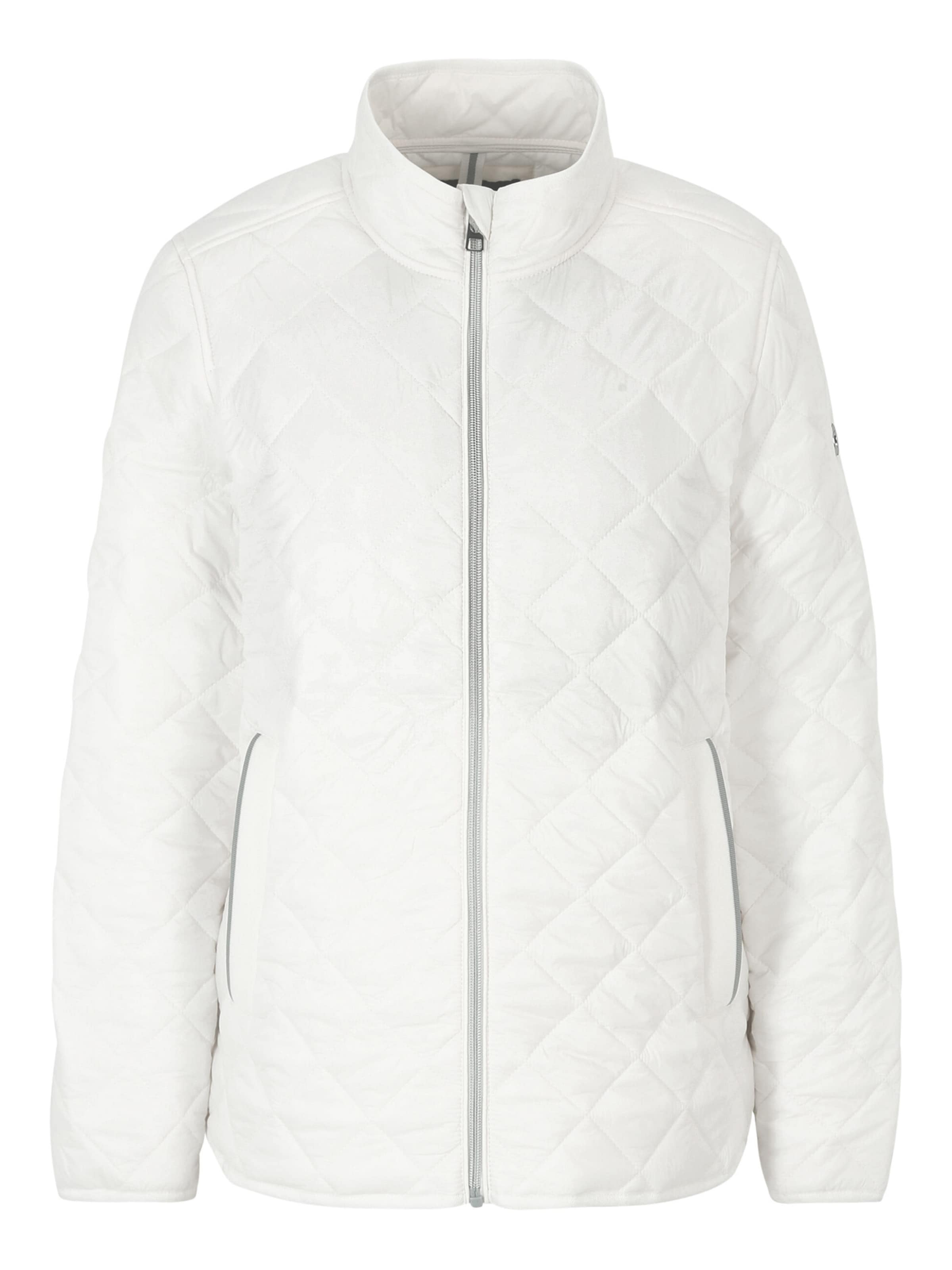 Covered Steppjacke `Selin` in Weiß: Vorderseite