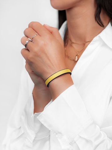 NiMa Atelier - Pulsera 'GEB OCEAN' en amarillo: frente