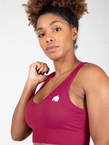 Bustier Soutien-gorge de sport 'Hilton' Gorilla Wear en rose
