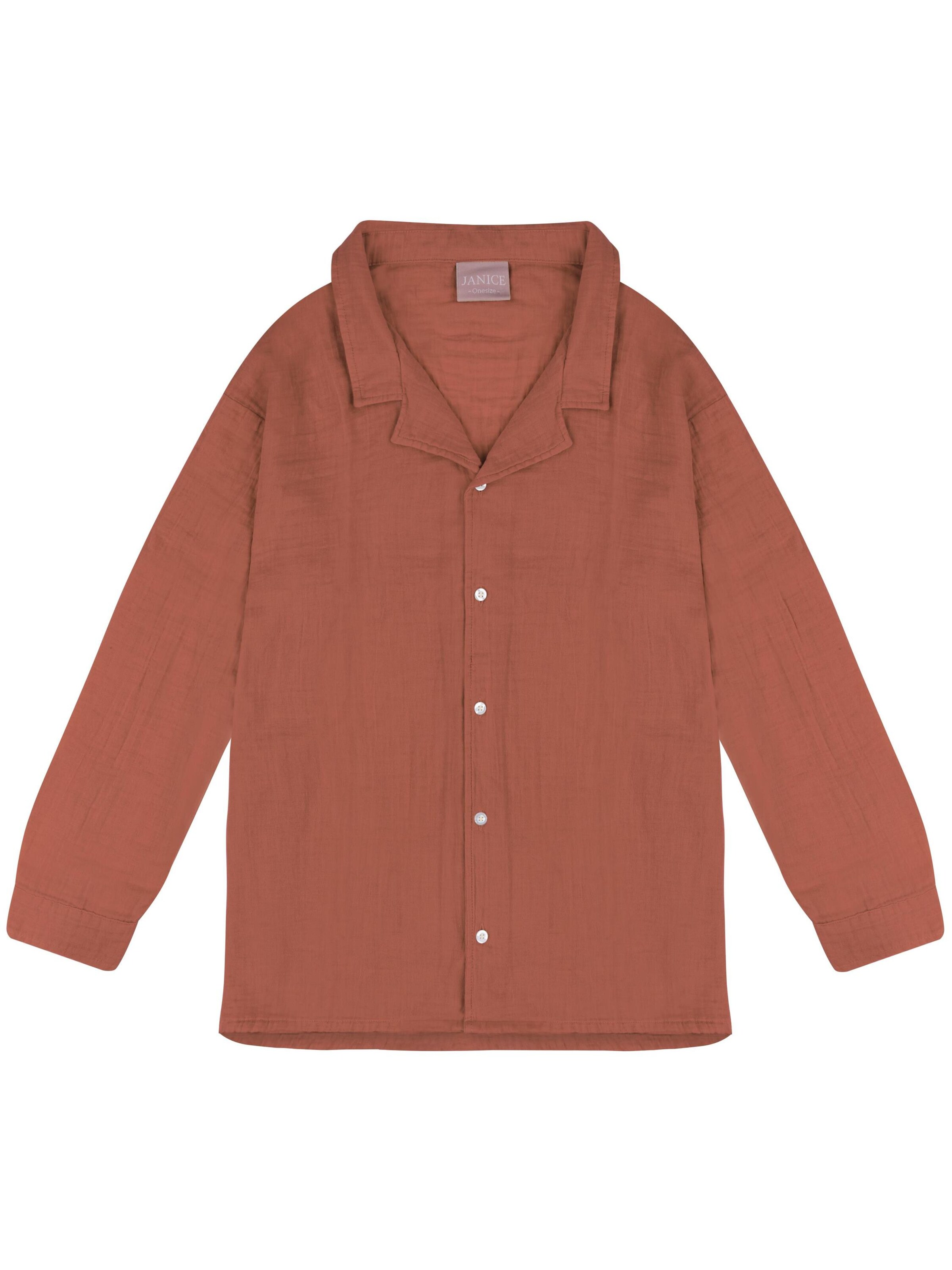 Janice Blouse in Rood: voorkant
